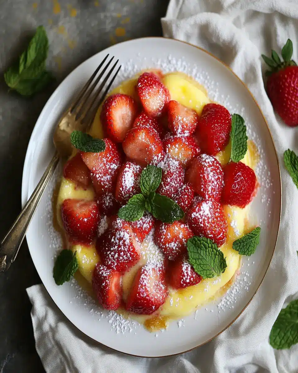 French Strawberry Flaugnarde First Image First Image
