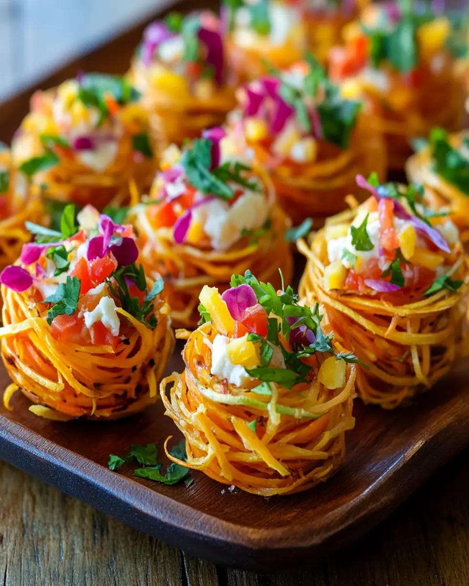 Tasty Sweet Potato Nests First Image First Image