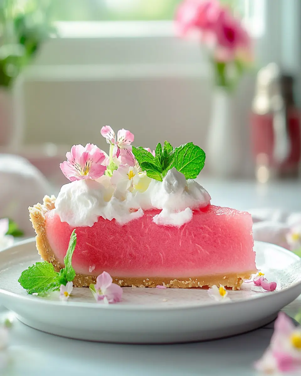 Fluffy Watermelon Pie First Image First Image
