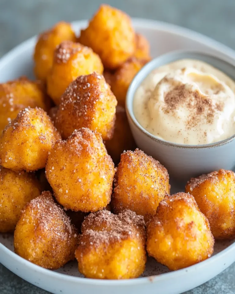 Sweet Potato Hushpuppies with Cinnamon Butter Dip First Image First Image