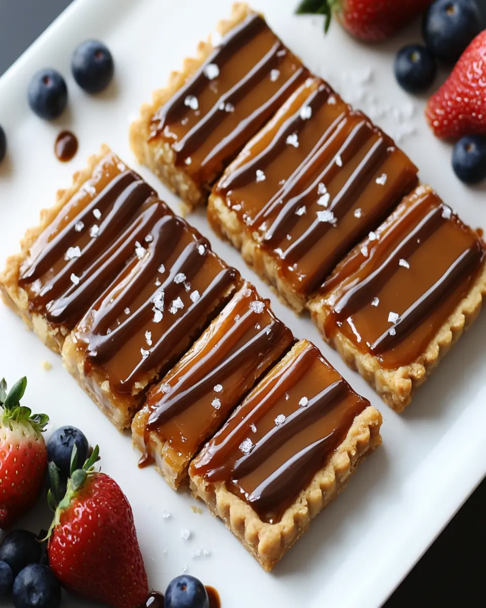 Easy Salted Caramel Pop Tart Bars First Image First Image