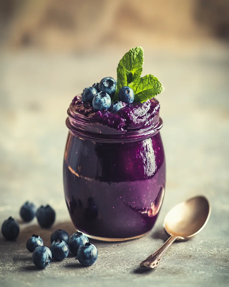 Easy Blueberry Curd First Image First Image