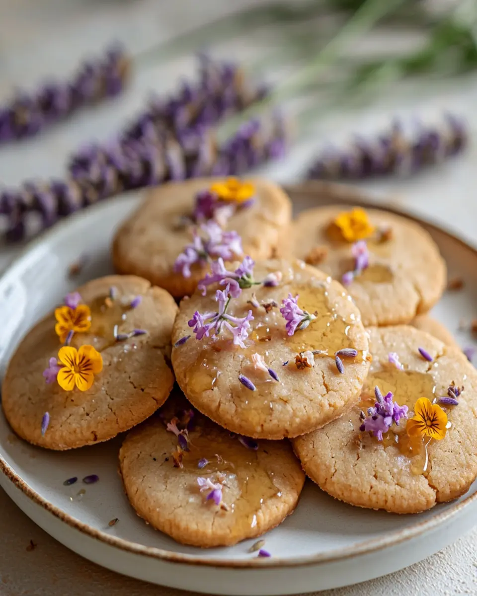 Lavender Honey Cookies: Tasty Dessert First Image First Image