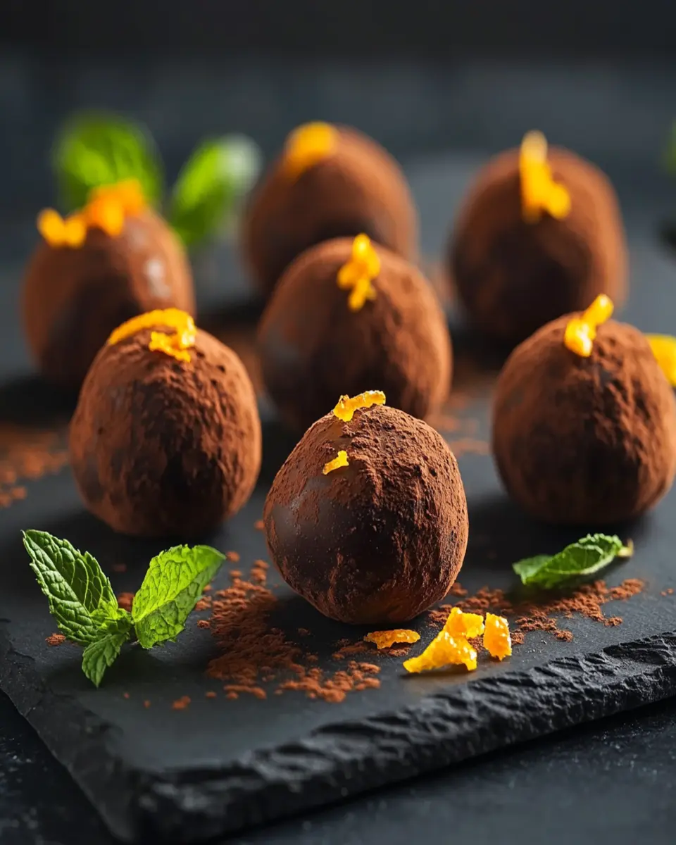 Easy Orange Truffles First Image First Image