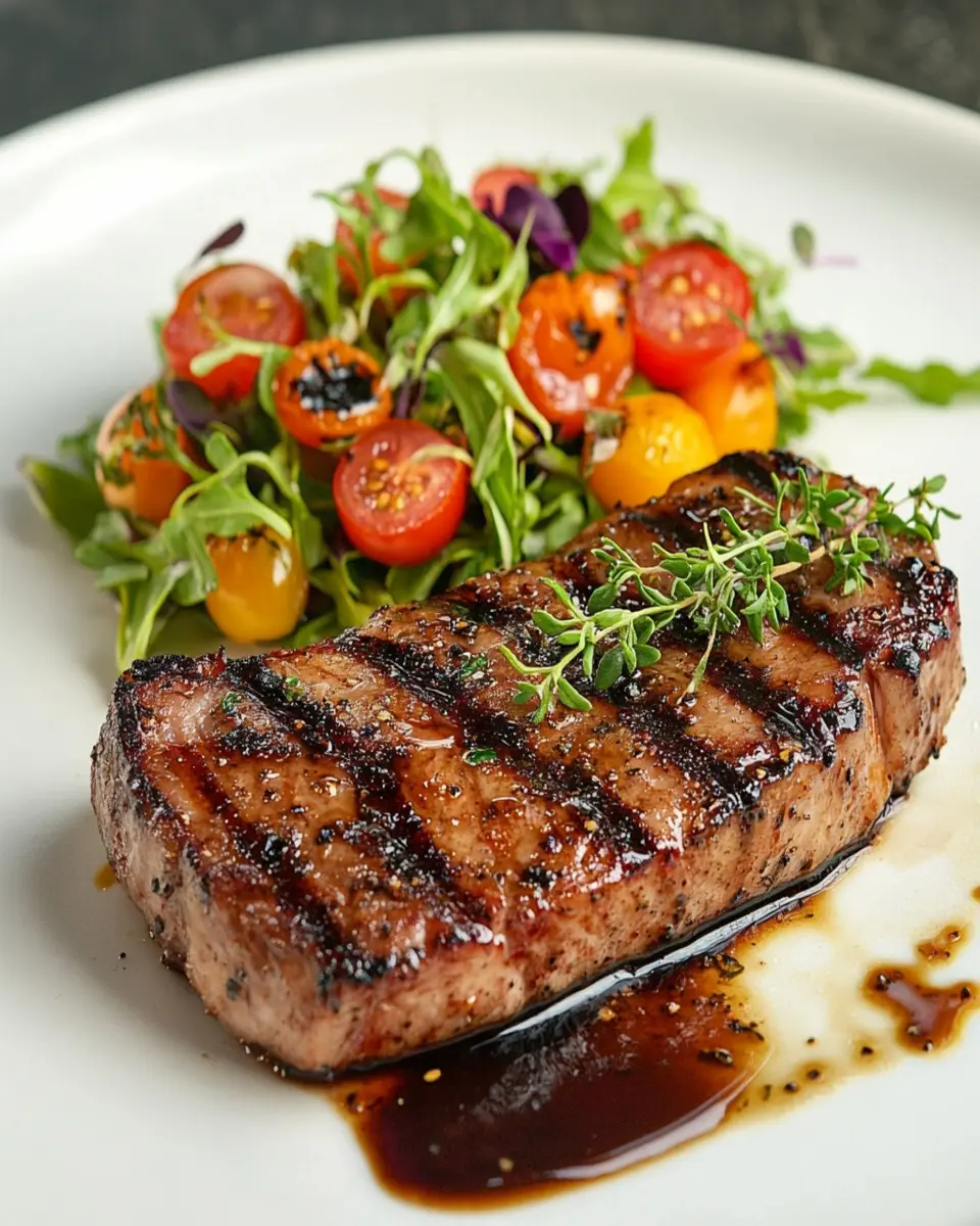 Pork Coppa Steak, Reverse Seared First Image First Image