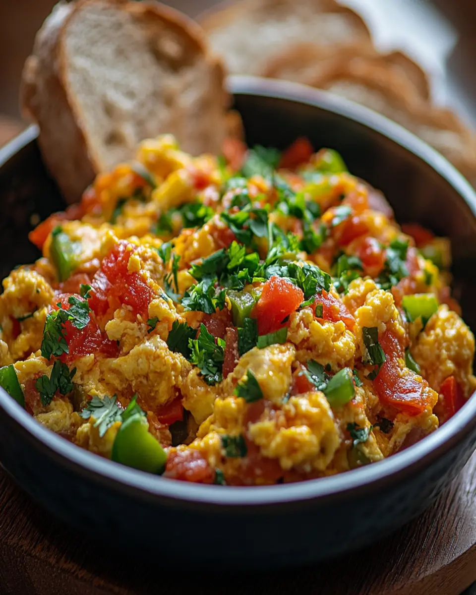 Menemen (Turkish Egg Scramble) First Image First Image