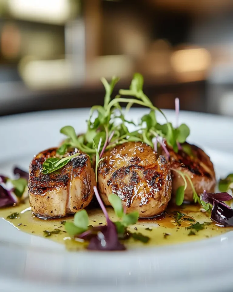 Grilled Sweetbreads with Lemon-Butter Drizzle First Image First Image