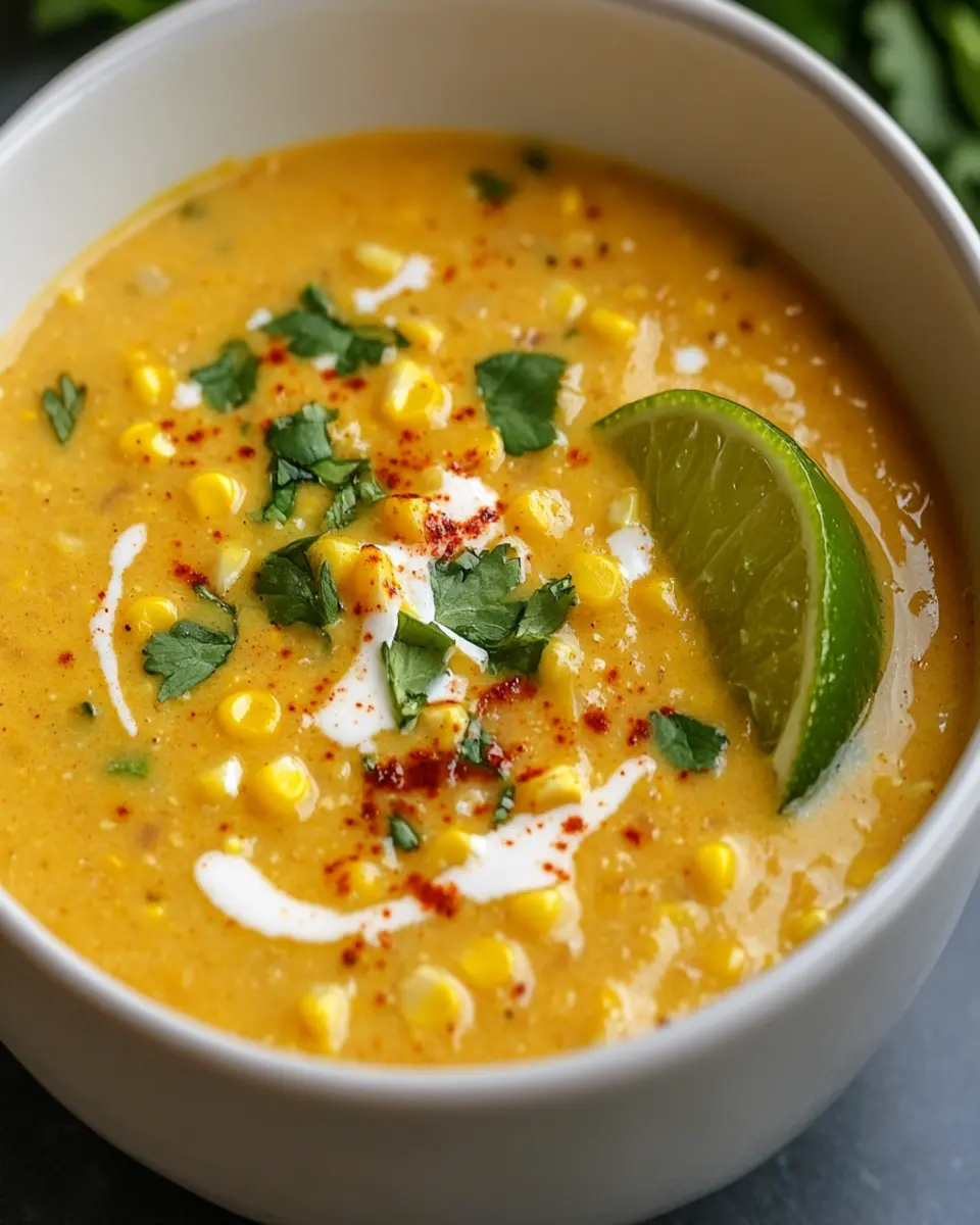 Spicy Coconut Corn Soup First Image First Image