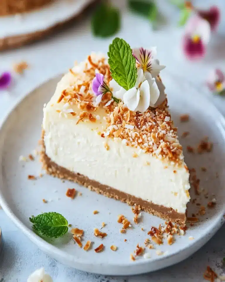 Coconut Cheesecake First Image First Image