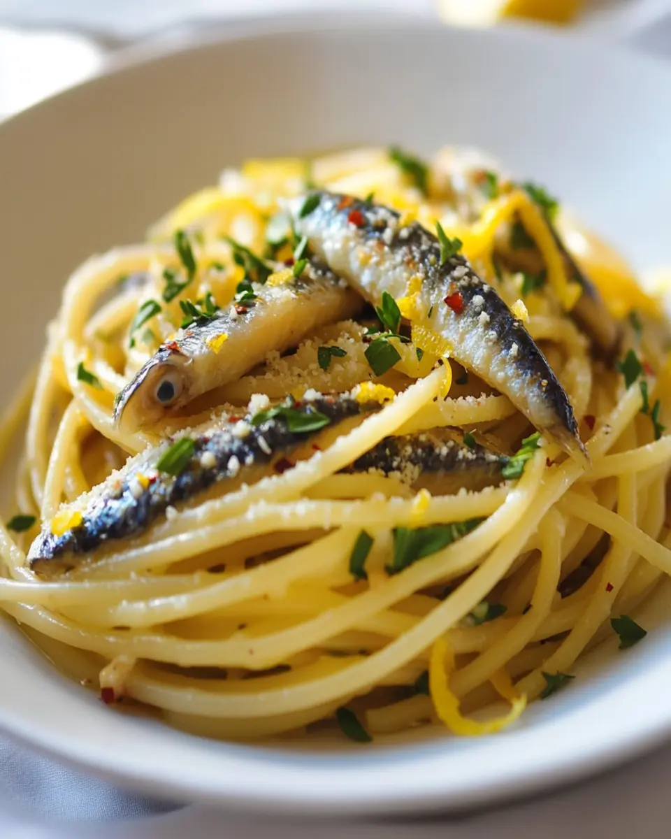 Lemon Sardine Pasta First Image First Image