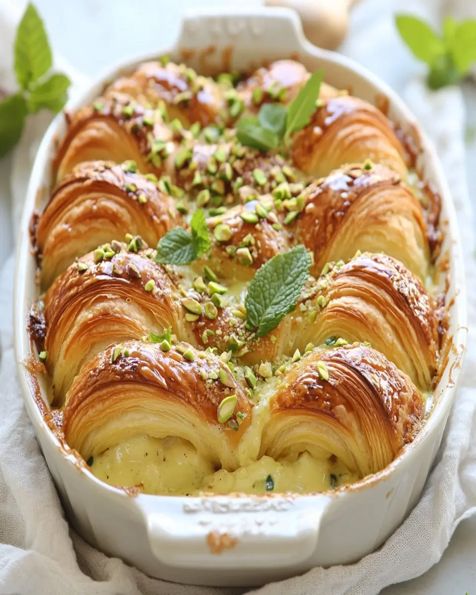 Pistachio Croissant Bake First Image First Image