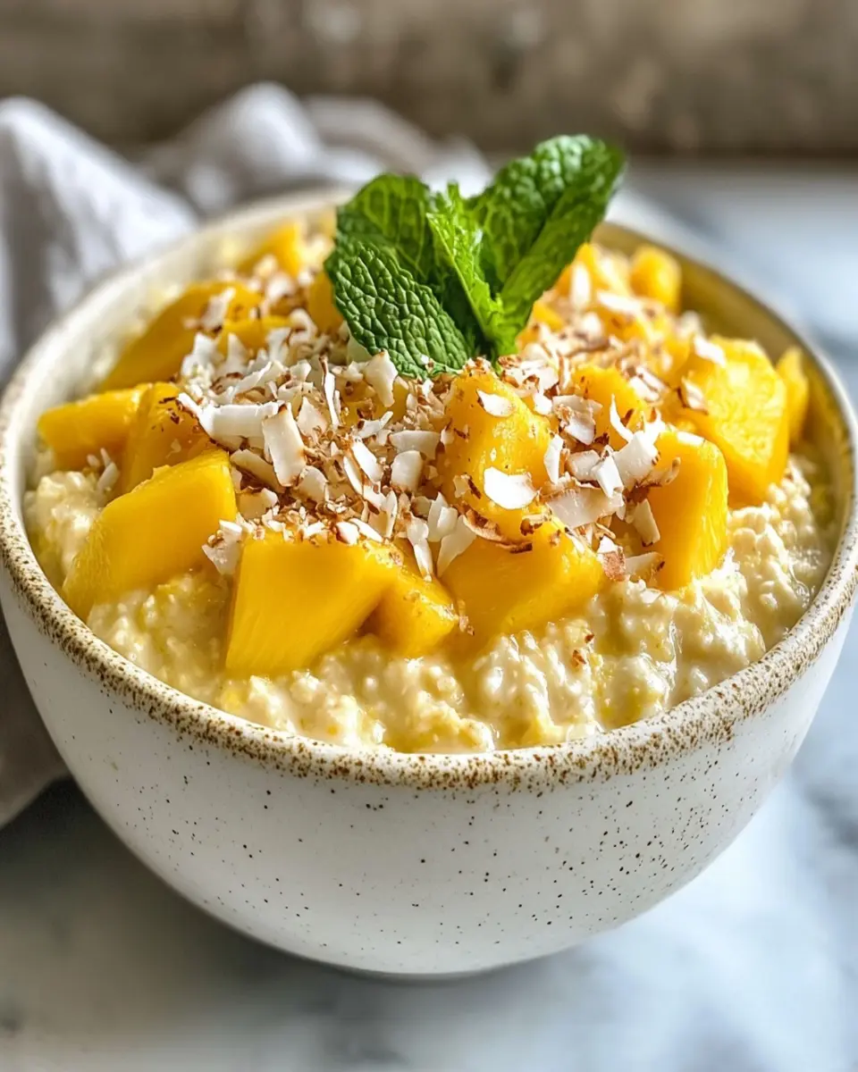 Mango Coconut Oats First Image First Image