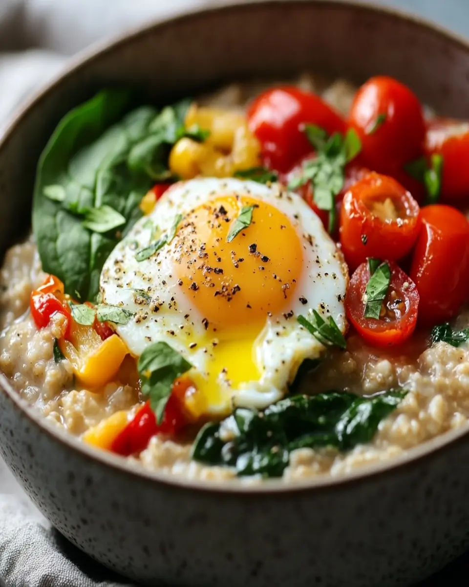 Savory Oatmeal Bowls First Image First Image