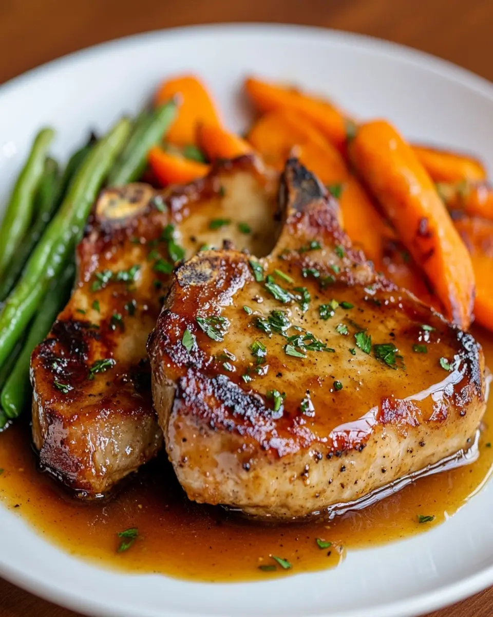 Honey Mustard Pork Chops First Image First Image