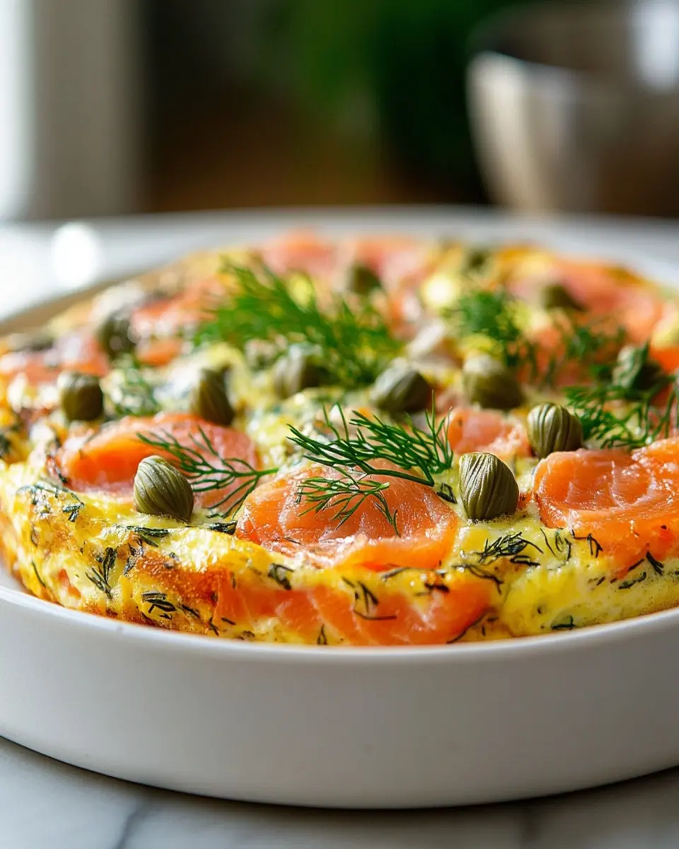 Smoked Salmon Frittata First Image First Image